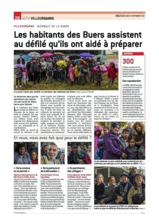 Le Progrès, septembre 2016.